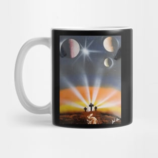 3 crosses and planets Mug